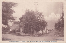 16 / 6 / 107  -   ST. RAMBERT -SUR-LOIRE  ( 42 )  -  LES  BARQUES-  RTE  DE  ST. RAMBERT  ET  DE  BONSON - Saint Just Saint Rambert