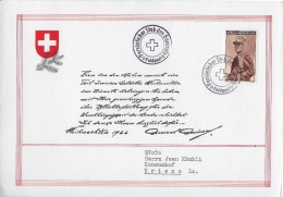 FELDPOST GENERALSTAB → Dankesschreiben Vom General Henri Guisan 1945 - Dokumente