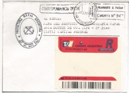 ARGENTINA CC CORREO OFICIAL PREFECTURA NAVAL LA PAZ - Oficiales