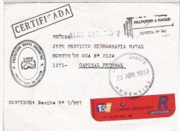 ARGENTINA CC CORREO OFICIAL ARMADA ARGENTINA PREFECTURA NAVAL ZARATE - Servizio