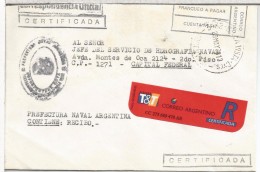 ARGENTINA CC CORREO OFICIAL ARMADA ARGENTINA PREFECTURA GOYA - Oficiales