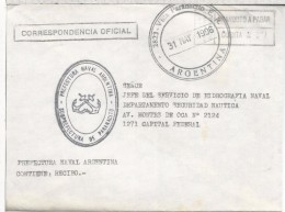 ARGENTINA CC CORREO OFICIAL ARMADA ARGENTINA PREFECTURA PARANACITO - Oficiales