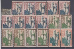 INDE - 1 + 43 (x9) + 44 (x6) + 45 (x2) + 46 (x7) + 47 + 77/78 + Taxe 11/12* Et NSG Cote 8,25 Euros Depart à 10% - Unused Stamps