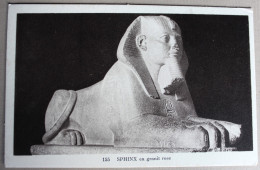 CPA Egypte Sphinx En Granit Rose - Sphinx