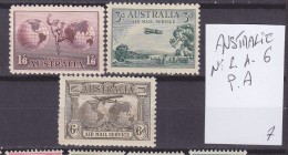TIMBRE. AUSTRALIE. PA. POSTE AERIENNE. N° 2.4.6. - Mint Stamps