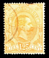 ITALIA Regno 1884 1886 Pacchi Postali Umbertini Lire 1,25 Cent.  Annullato Usato 1 - Postal Parcels