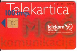 SLOVENIA SLOVENIJA PHONECARD 1996  VENEC 2 STRENGHT OF COMMUNICATION ADVENT  WREATH CHRISTMAS TELEKOM CAT.NO. 028 - Slovenia