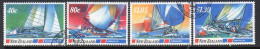 New Zealand 1987 Yachting Events Sailing Set Of 4, Used - Gebraucht