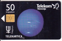 SLOVENIA SLOVENIJA PHONECARD 1998  OSONCJE NEPTUN  PLANETS SOLAR SYSTEM  TELEKOM CAT.NO. 078 - Slovenia