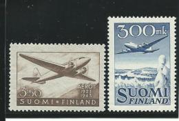 FINLANDE: **, PA N°2 Et 3, TB - Unused Stamps