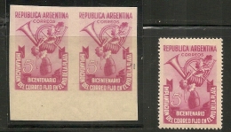 ARGENTINA -1948 - CORREO En El RIO DE LA PLATA - PAREJA Sin DENTAR - # 497 - Jalil # 959 -  MINT (NH) - Ungebraucht