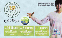 Tunisie, Recharge GSM 10 Dinars Card, MObi Jeunes - Tunesië