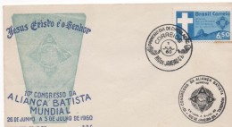 3029   T FDC Brasil Rio De Janeiro  1960 Aliança Batista Mundial - FDC