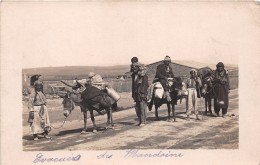 ¤¤   -   MACEDOINE  -  Carte-Photo   -  Des Evacués De Macédoine  -  Anes  -   ¤¤ - Macédoine Du Nord