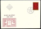 BULGARIA / BULGARIE - 1983 - 100ans De La Mort De Karl Marx - FDC - Karl Marx