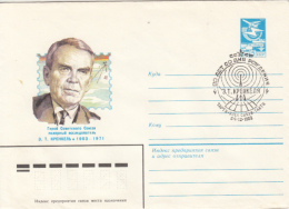 43723- ERNST KRENKEL, POLAR EXPLORER, COVER STATIONERY, 1983, RUSSIA-USSR - Polarforscher & Promis