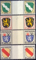 ALLIED Oc. - FRENCH ZONE - Zwischen Paar  COAT OF ARMS OF CITIES - **MNH - 1945 - Sonstige & Ohne Zuordnung