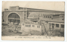 Rhone - 69 - Lyon Exposition 1914 La Soierie En Construction Batiment En Travaux - Autres & Non Classés