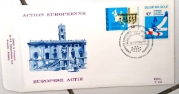 BELGIQUE Idée Européenne. Action Européenne  18/03/78 . FDC, Enveloppe 1er Jour - Europäischer Gedanke