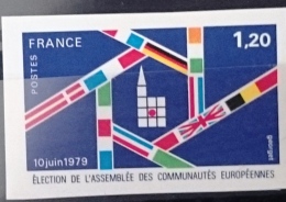 FRANCE Idée Européenne. Yvert N° 2050 Non Dentele (imperforate) ** MNH - Ideas Europeas