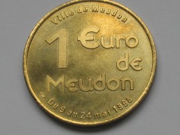 1 Euro De MEUDON - Ville De Meudon Du 9 Au 24 Mai 1998  ***** EN ACHAT IMMEDIAT **** - Euro Delle Città