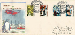 Expedition Aérienne Australienne Antarctique à L´île Macquarie En 1966, Lettre Adressée En Australie. - Covers & Documents