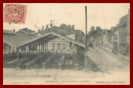 Dept 44 - Machecoul  - La Rue Du Marché   ( Scan Recto Et Verso ) - Machecoul