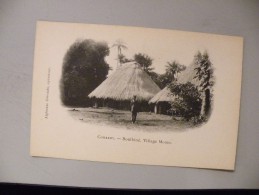 A388. CPA. Afrique. Guinée. Conakry. Boulbiné.Village Momo.  Beau Plan Animé. Non écrite - Guinée