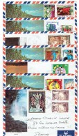 LOT 7 ENV. POLYNESIE DONT TP N° 105 ET POSTE AERIENNE N°78-84-93-94-105 - Storia Postale