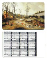 Hiver Foin Travail Campagne Carte  Calendrier 1998  France Calendar TBE - Other & Unclassified