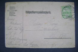 Feldpost Card 1915- Postmark KÖRMEND Sent To Julius Pevny, Wahringer Strasse 162, Wien - Stamp 5 Filler - Briefe U. Dokumente