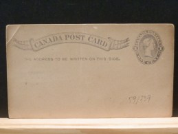 59/339A     MEMORANDUM  POSTAL  XX - 1860-1899 Regno Di Victoria