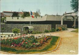 CPM De Hagetmau (Landes)  La Mairie Depuis Les Jardins De Turré - Hagetmau