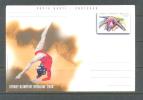 2000 TURKEY SYDNEY OLYMPIC GAMES - GYMNASTICS POSTCARD - Postal Stationery