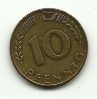 1950 - Germania 10 Pfennig G ---- - 10 Pfennig