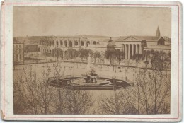 Photographie Ancienne/Félix FESCOURT/Promenade De NÎMES/Esplanade/Vers 1870-75     PHOTN187 - Oud (voor 1900)