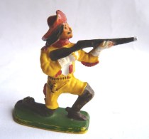 RARE SOLDAT FIGURINE COWBOY BUFFALO BILL 282 TIREUR FUSIL GENOUX - à Partir De 1953 - Starlux