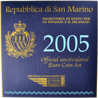 San Marino, 1 Cent To 10 Euro, 2005, FDC - San Marino