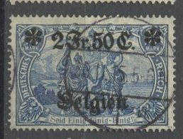 Belgium 1914 2.50 Fr German Occupation  Issue #N9 - Deutsche Armee