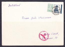 EXTRA11-27 OPEN LETTER SEND FROM MOSCOW TO BERLIN. 13.06.1940. GERMAN CENZURA MARK. - Covers & Documents