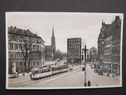 AK CHEMNITZ Falkeplatz STrassenbahn 1938  // D*20549 - Chemnitz