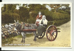 ROYAUME UNI  - IRLANDE  - IRISH  DONKEY  CART  (GOING TO MARKET) - Sonstige & Ohne Zuordnung