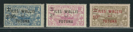 WALLIS & FUTUNA N° 36 à 38 * - Unused Stamps