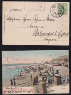 Bayern 1904 POSTHILFSTELLE PFALZPAINT Taxe Kipfenberg Walting Auf Postkarte Westerland - Other & Unclassified