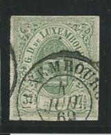 LUXEMBOURG: Obl., N° YT 10, B/TB - 1859-1880 Coat Of Arms