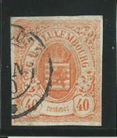 LUXEMBOURG: Obl., N°11, B/TB - 1859-1880 Wapenschild