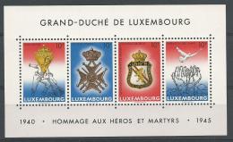 LUXEMBOURG: **, BF, N°14, TB - Blocs & Feuillets