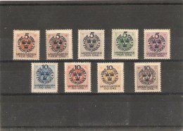 1916 Yvert 87-94 *(*) Neufs - Unused Stamps