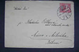 Hungary: Cover 1914 Sent From ZAGREB To BOHEMIA  - Stamp 10 Filler - Covers & Documents