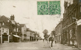 GB WALTON / Church Street / GLOSSY CARD - Buckinghamshire